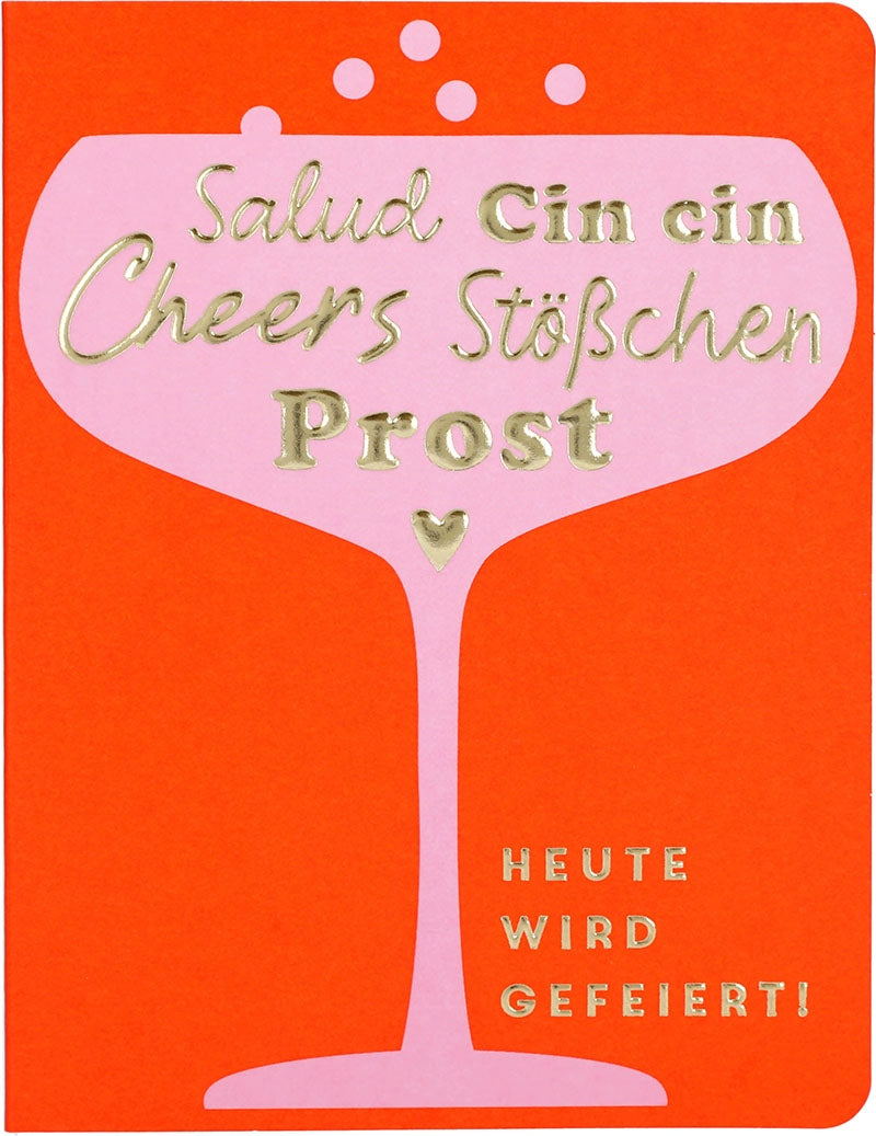 Salud Cin cin Cheers Stößchen Prost... Depesche