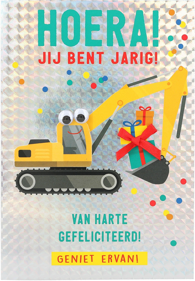 Hoera! Jej bent jarig! Van harte ... Depesche
