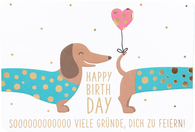 Happy Birthday Soooo viele Gründe... Depesche