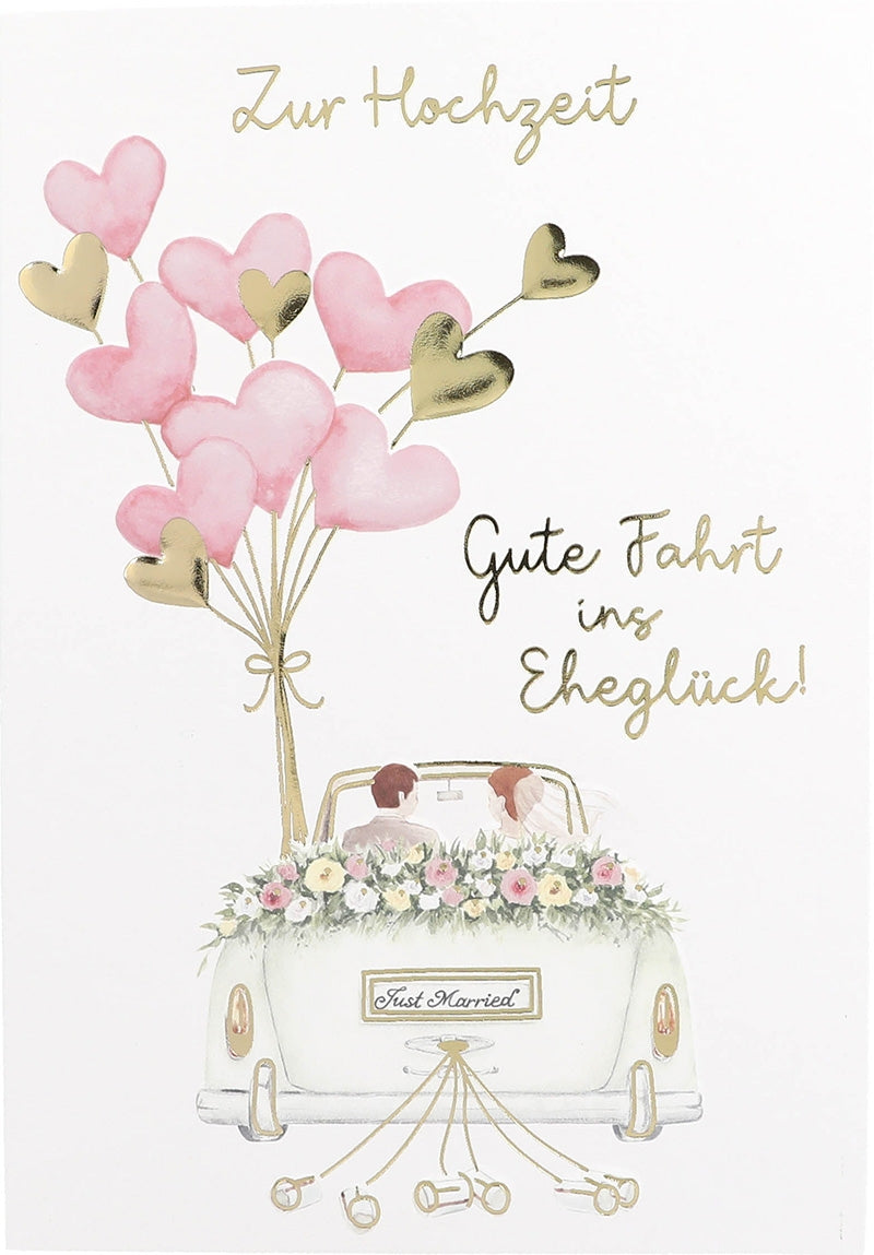 Zur Hochzeit Gute Fahrt ins Eheglück! Depesche