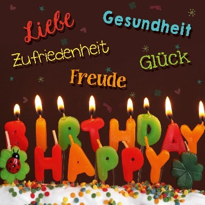 Happy Birthday - Liebe, Gesundheit... Depesche