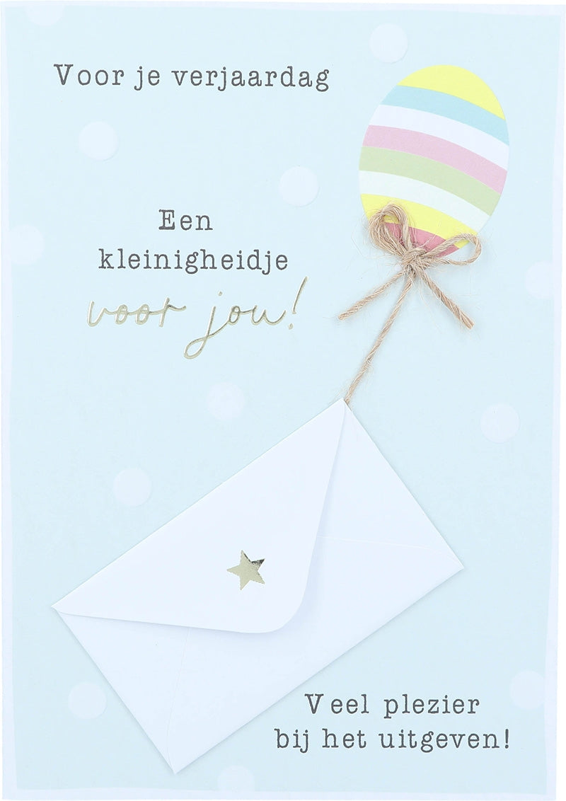 Voor je verjaardag Een kleinigheidje... Depesche