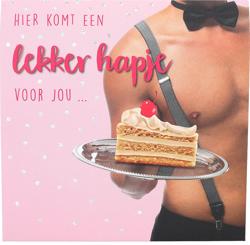 Hier komt een lekker hapje voor jou...