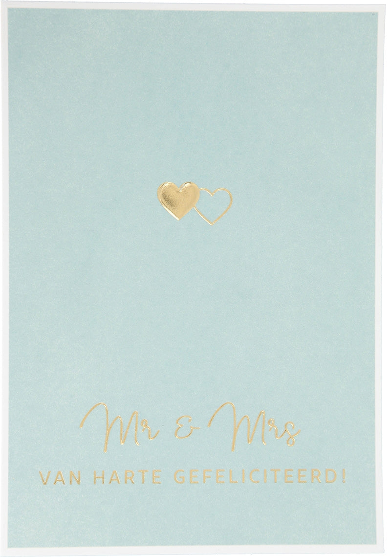 Mr & Mrs Van harte gefeliciteerd! Depesche
