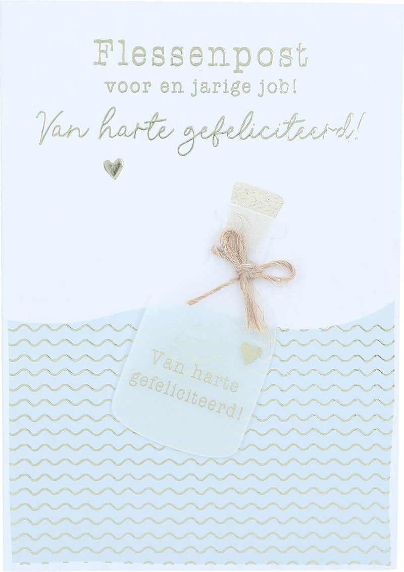 Flassenpost voor en jarige job! Van... Depesche