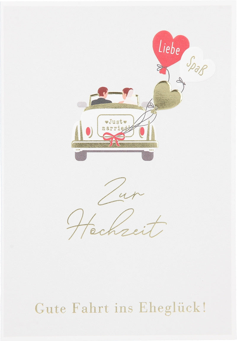 Zur Hochzeit Gute Fahrt ins Eheglück! Depesche