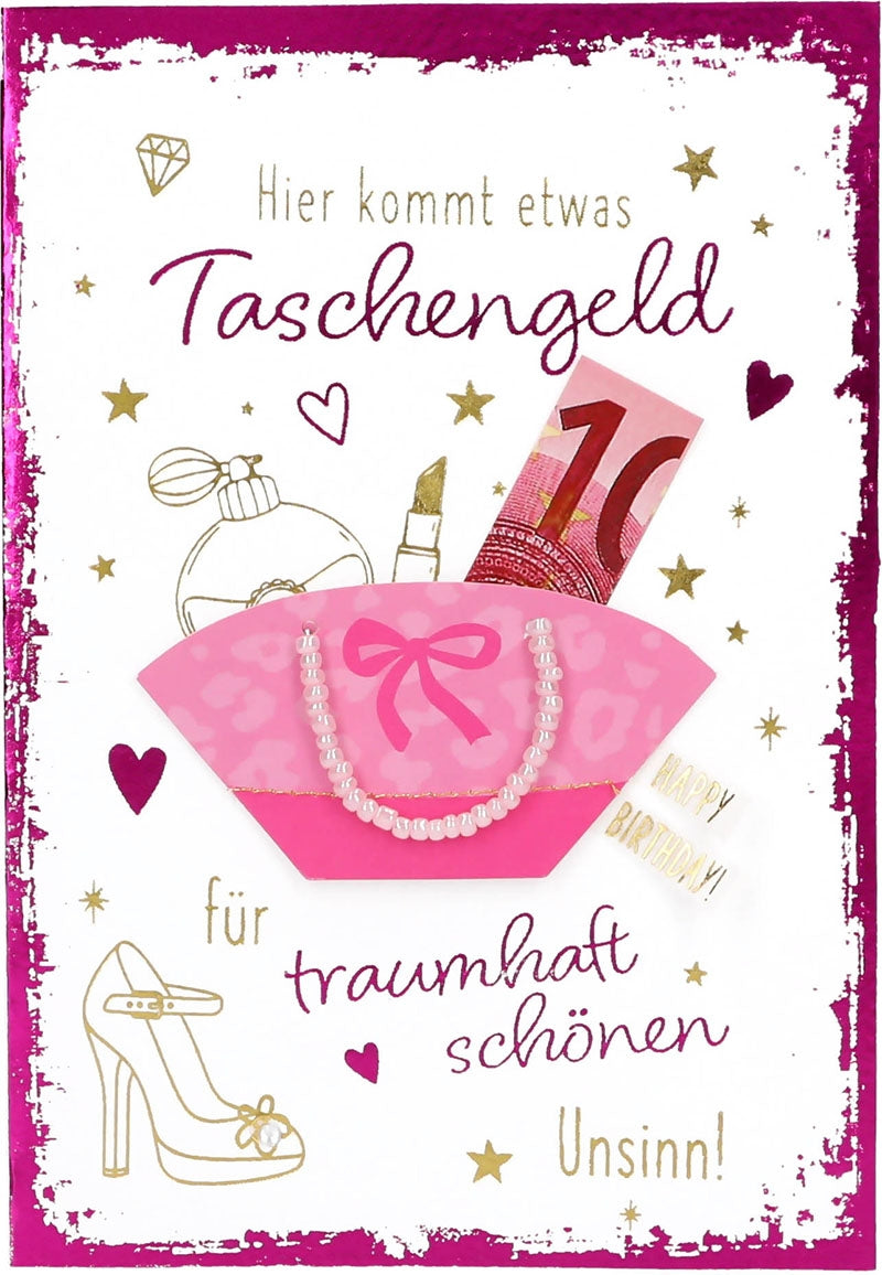 Hier kommt etwas Taschengeld für ... Depesche