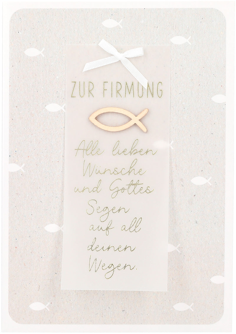 Zur Firmung Alle lieben Wünsche und... Depesche