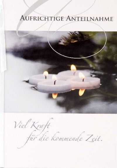 Aufrichtige Anteilnahme-Viel Kraft für.. Depesche