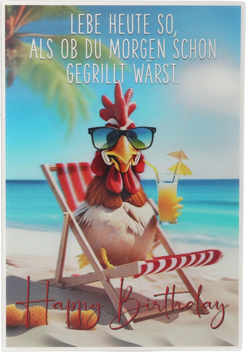 Lebe heute so, als ob du morgen... Depesche