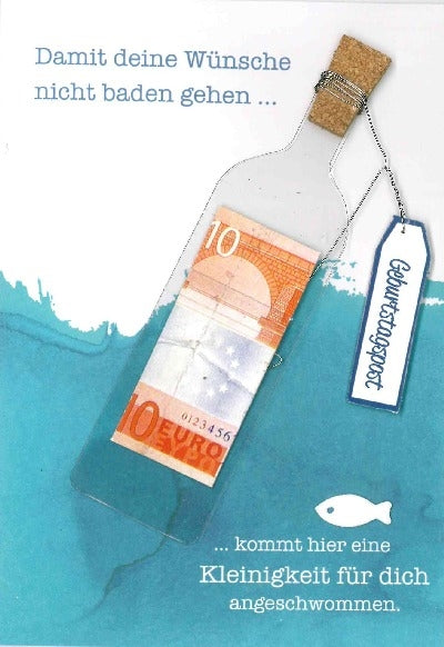 Damit deine Wünsche nicht baden gehen... Depesche