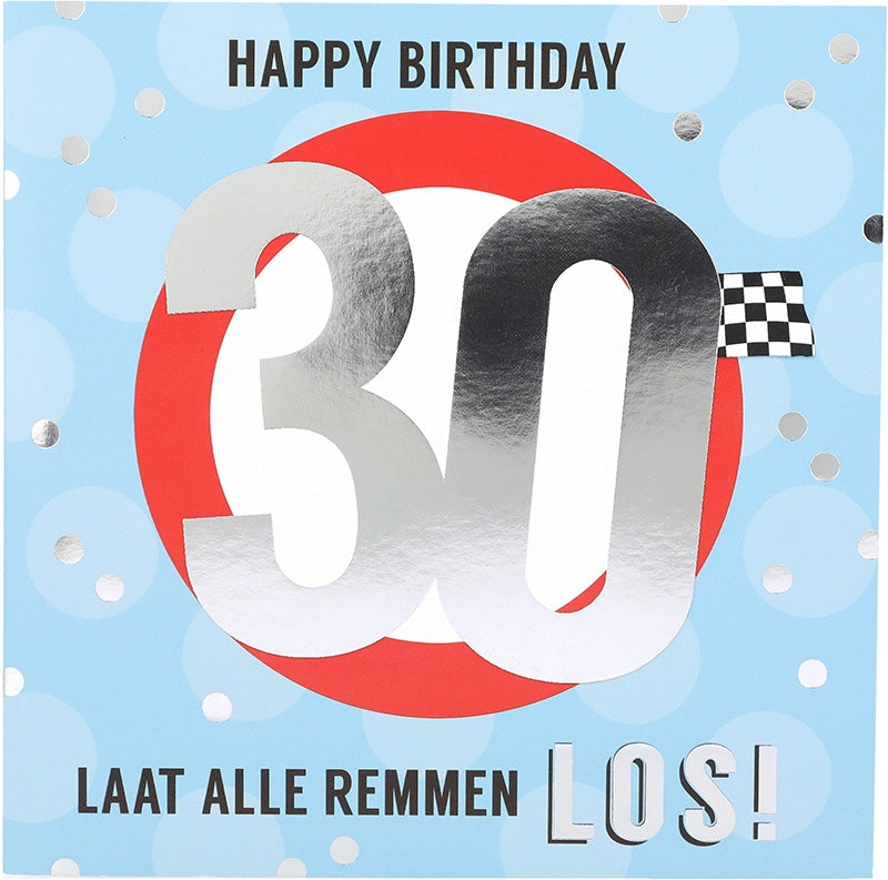 30 Happy Birthday Laat alle remmen los! Depesche
