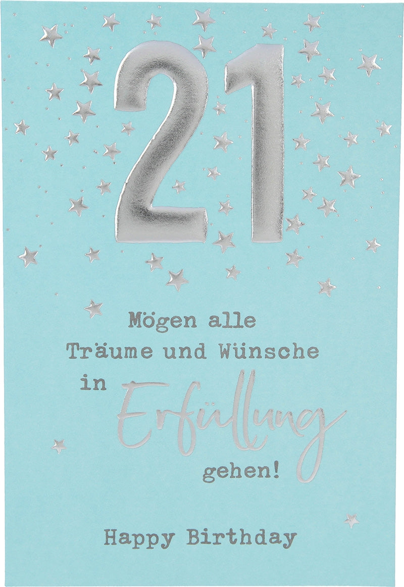 21 Mögen alle Träume und Wünsche in ... Depesche