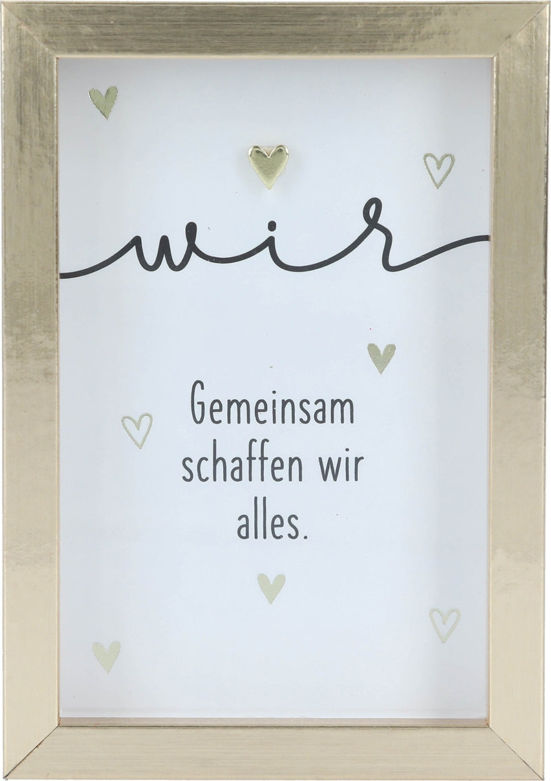 Wir - Gemeinsam schaffen wir alles. Depesche