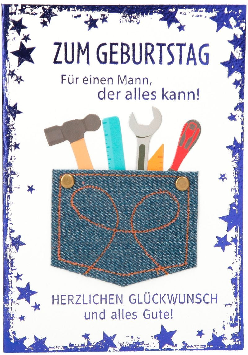 Zum Geburtstag Für einen Mann, der alles Depesche