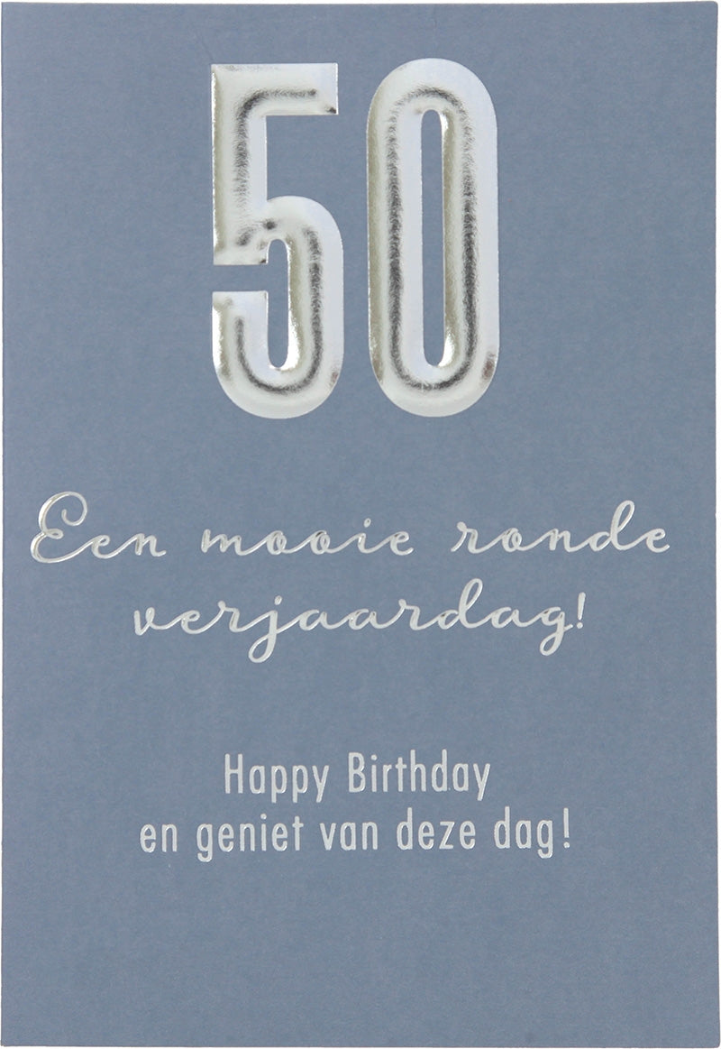 50 Een mooie ronde verjaardag! ... Depesche