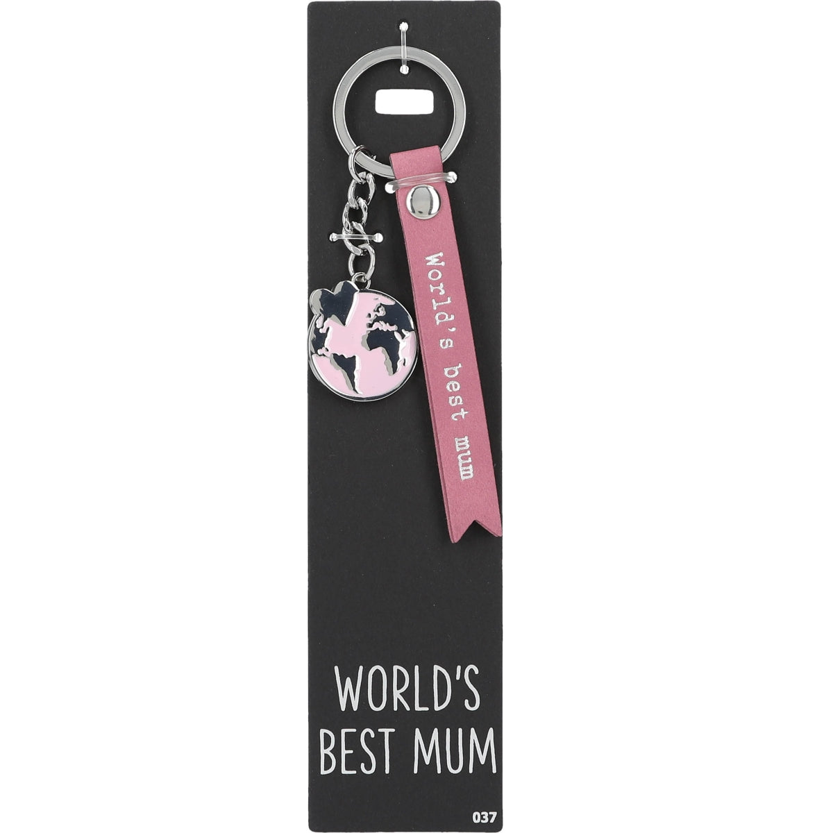 Roze Sleutelhanger voor de Beste Moeder