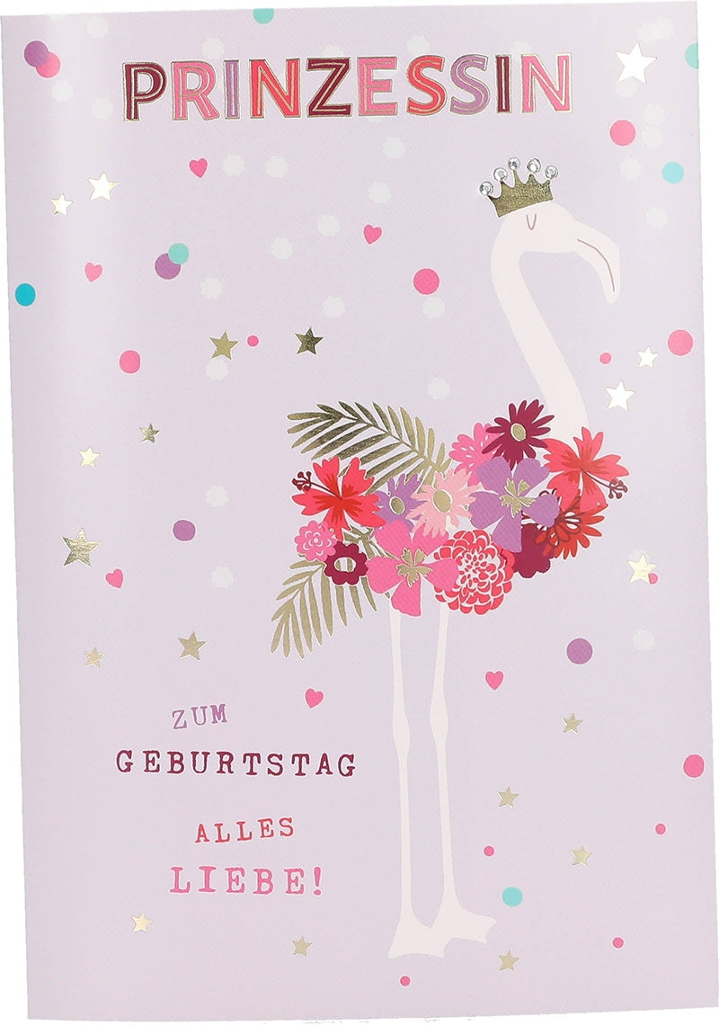 PRINZESSIN zum Geburtstag alles... Depesche