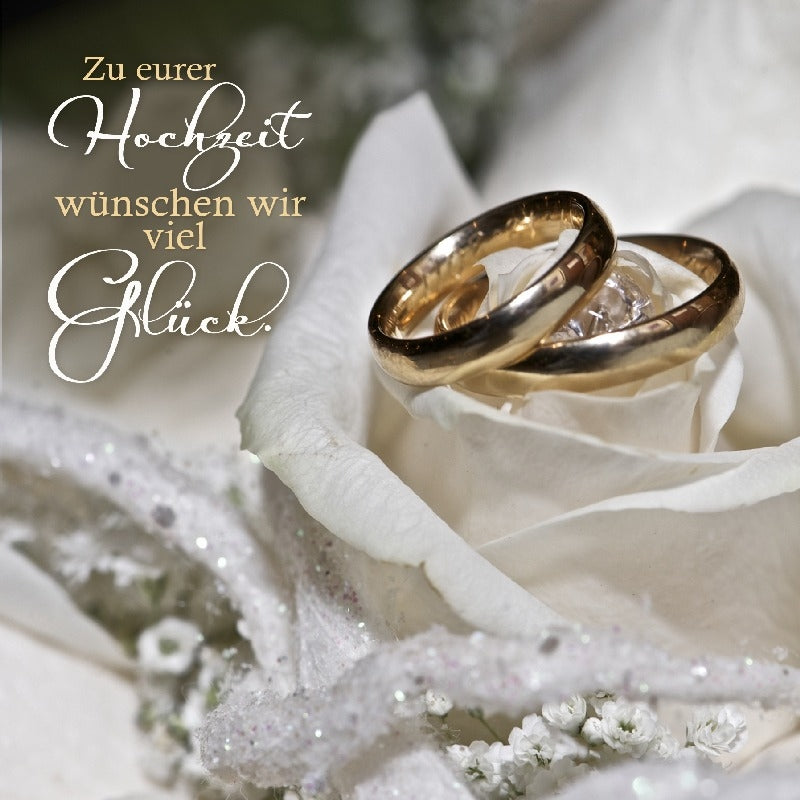 Zu eurer Hochzeit wünschen wir viel Glüc Depesche