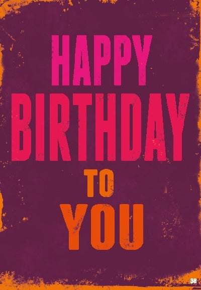Happy Birthday to you Depesche