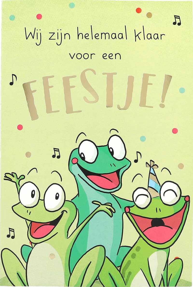 Wij zijn helemal klaar voor een feestje! Depesche