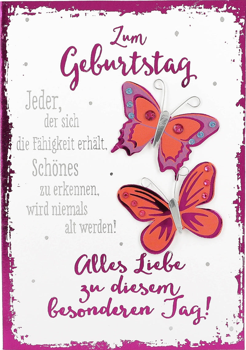 Zum Geburtstag Jeder, der sich die ... Depesche