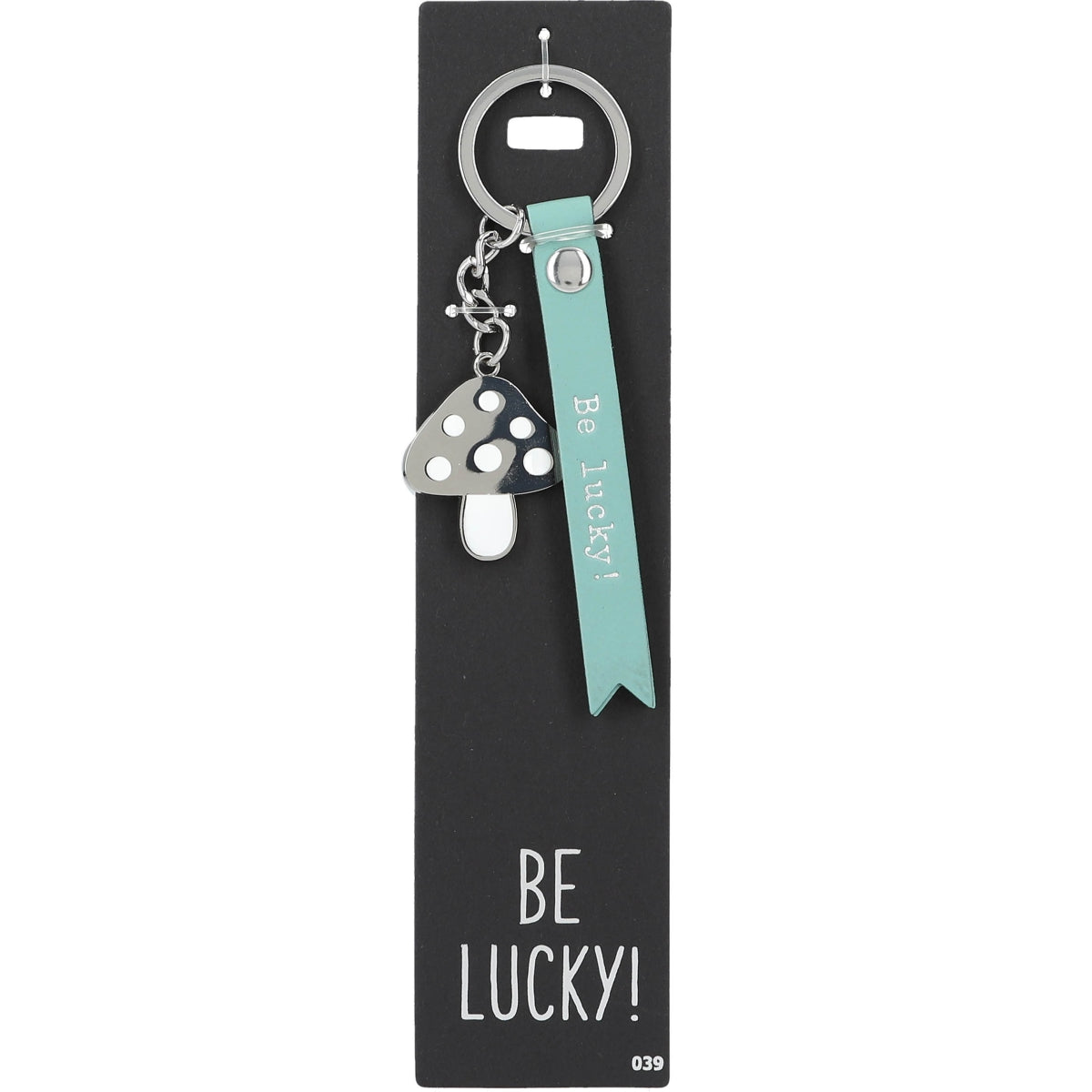 Turquoise Sleutelhanger Be Lucky! van TOPModel