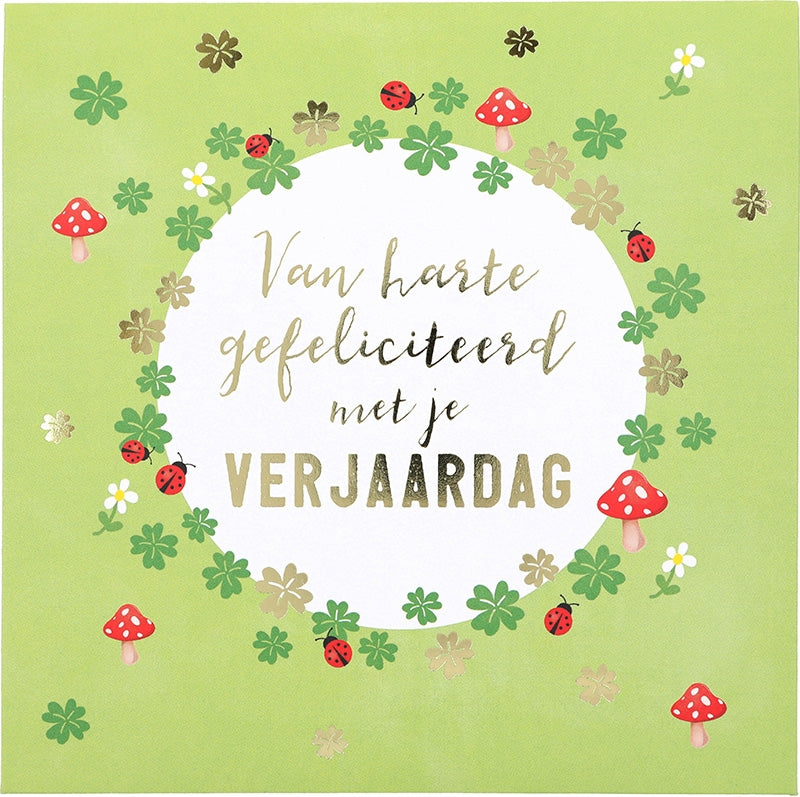 Van harte gefeliciteerd met je ...