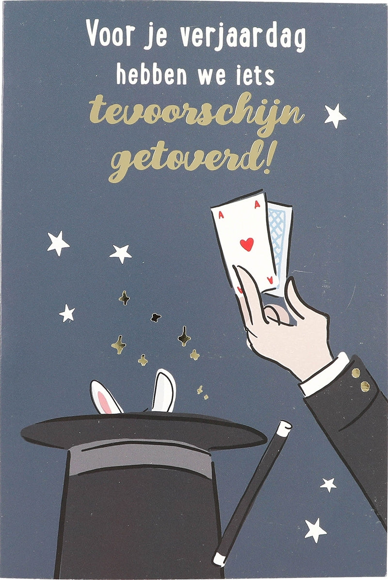 Voor je verjaardag hebben we iets... Depesche