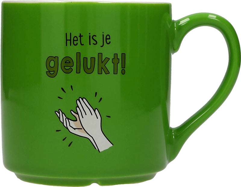 Het is je gelukt!