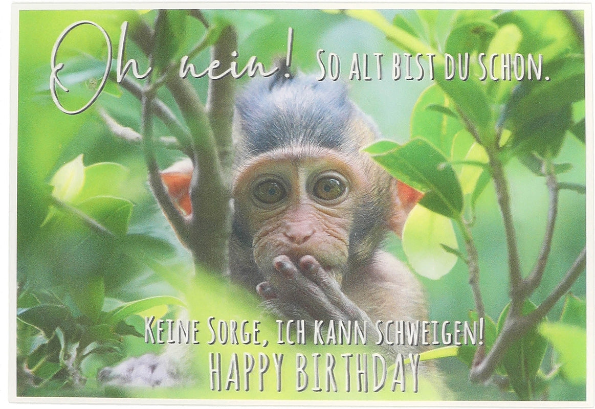 Oh nein! So alt bist du schon. Keine... Depesche