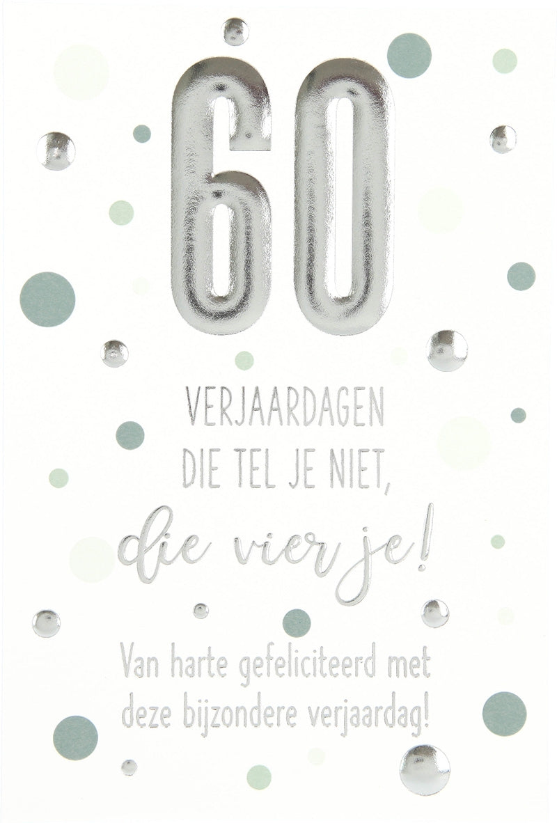 60 Verjaardagen die tel je niet, die... Depesche