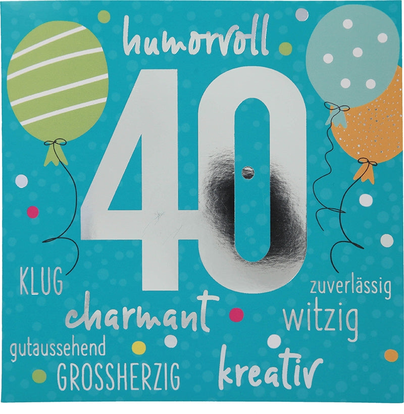 40 humorvoll klug charmant zuverlässig.. Depesche