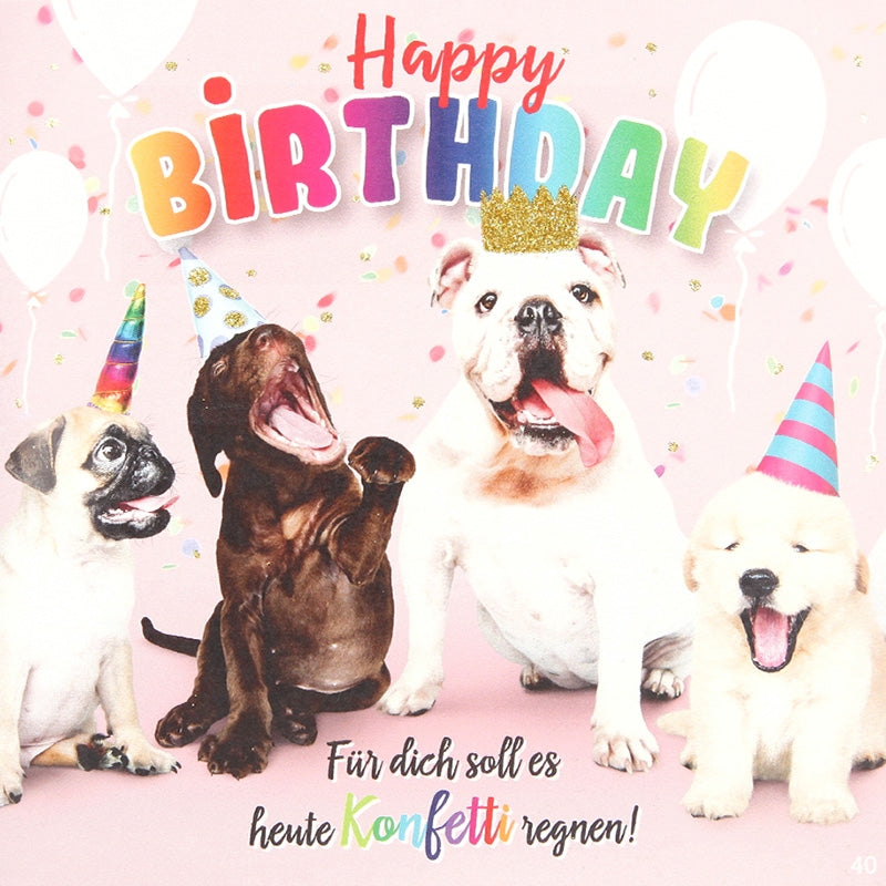 Happy Birthday Für dich soll es heute... Depesche