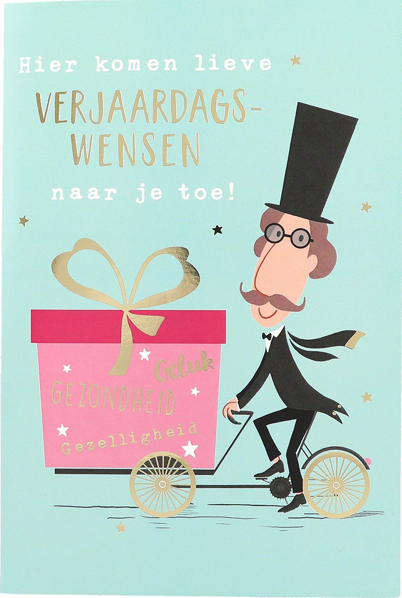 Hier komen lieve verjaardags-wensen... Depesche