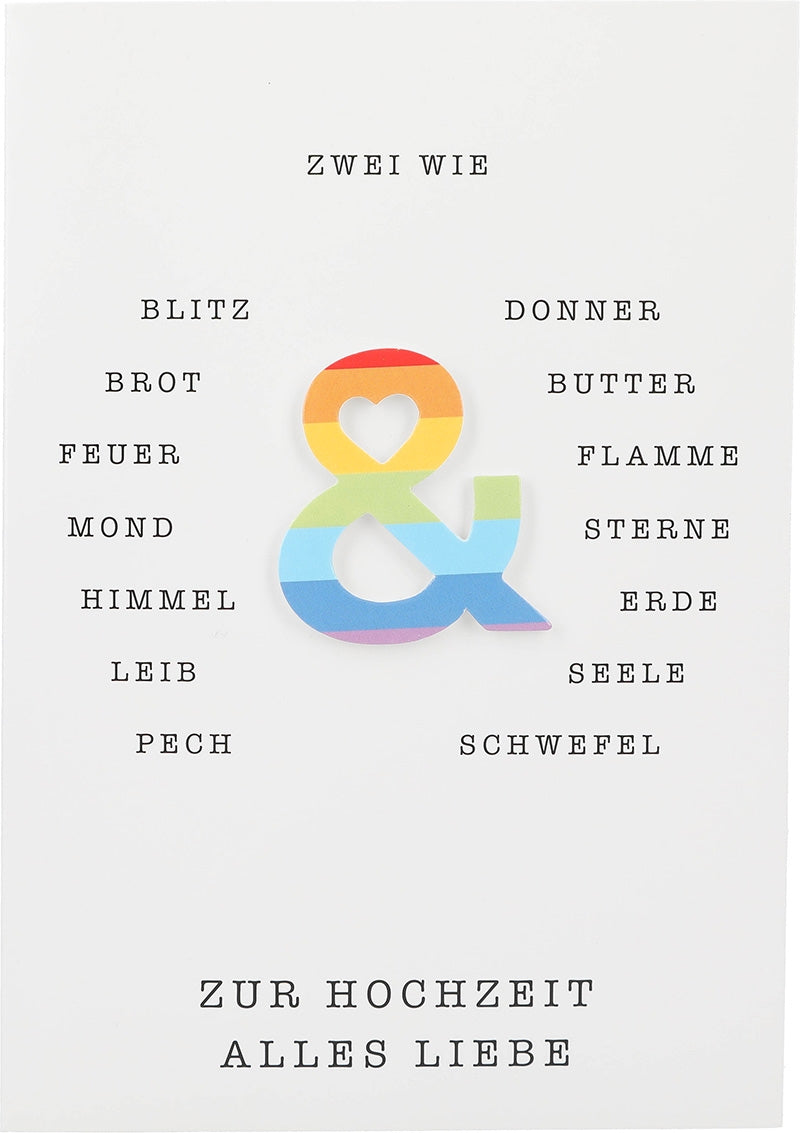 Zwei wie Blitz & Donner, Brot & Butter.. Depesche