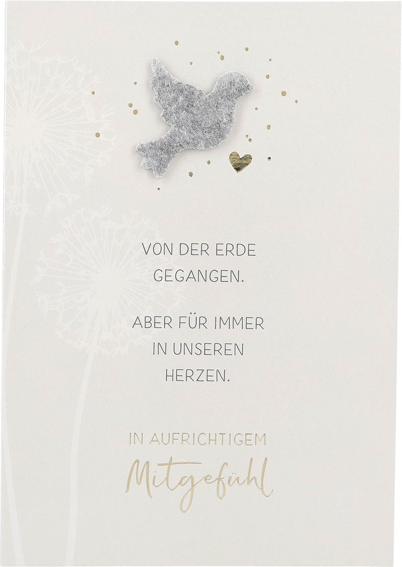 Von der Erde gegangen. Aber für... Depesche