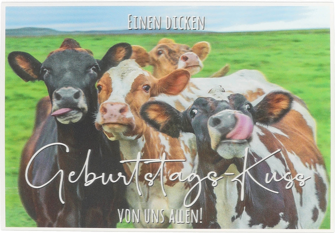 Einen dicken Geburtstags-Kuss von uns... Depesche