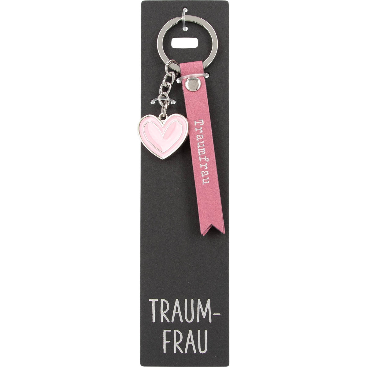 Stijlvolle Traumfrau Sleutelhanger met Hartje