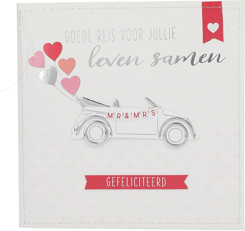 Goede reis voor jullie leven samen...