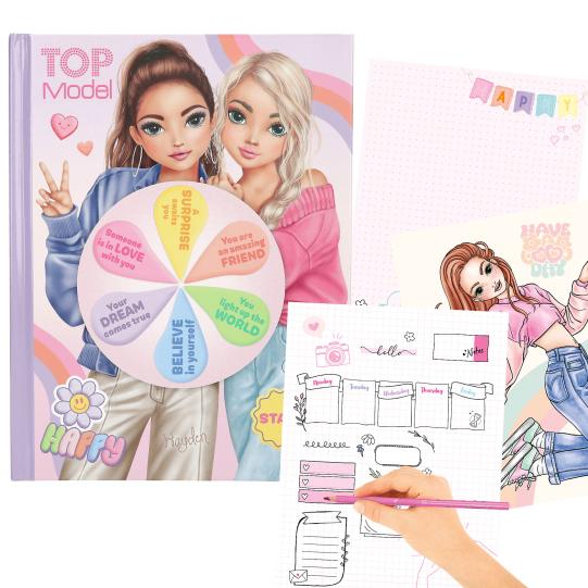 TOPModel mood kleurboek met licht Engelse versie Depesche