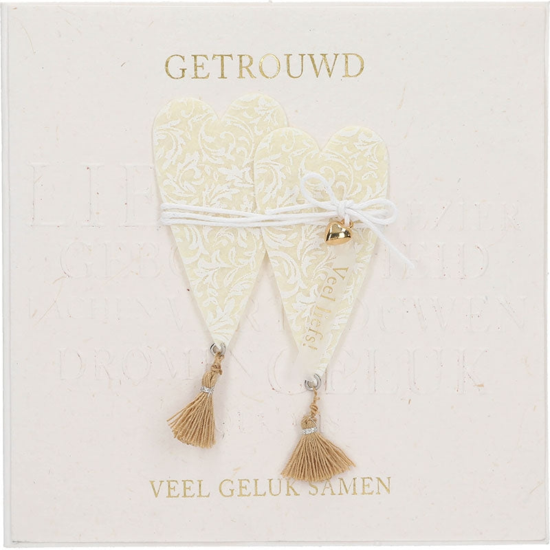 Getrouwd Veel geluk samen Depesche