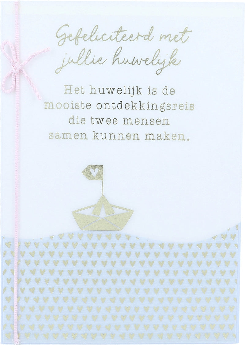 Gefeliciteerd met jullie huwelijk... Depesche