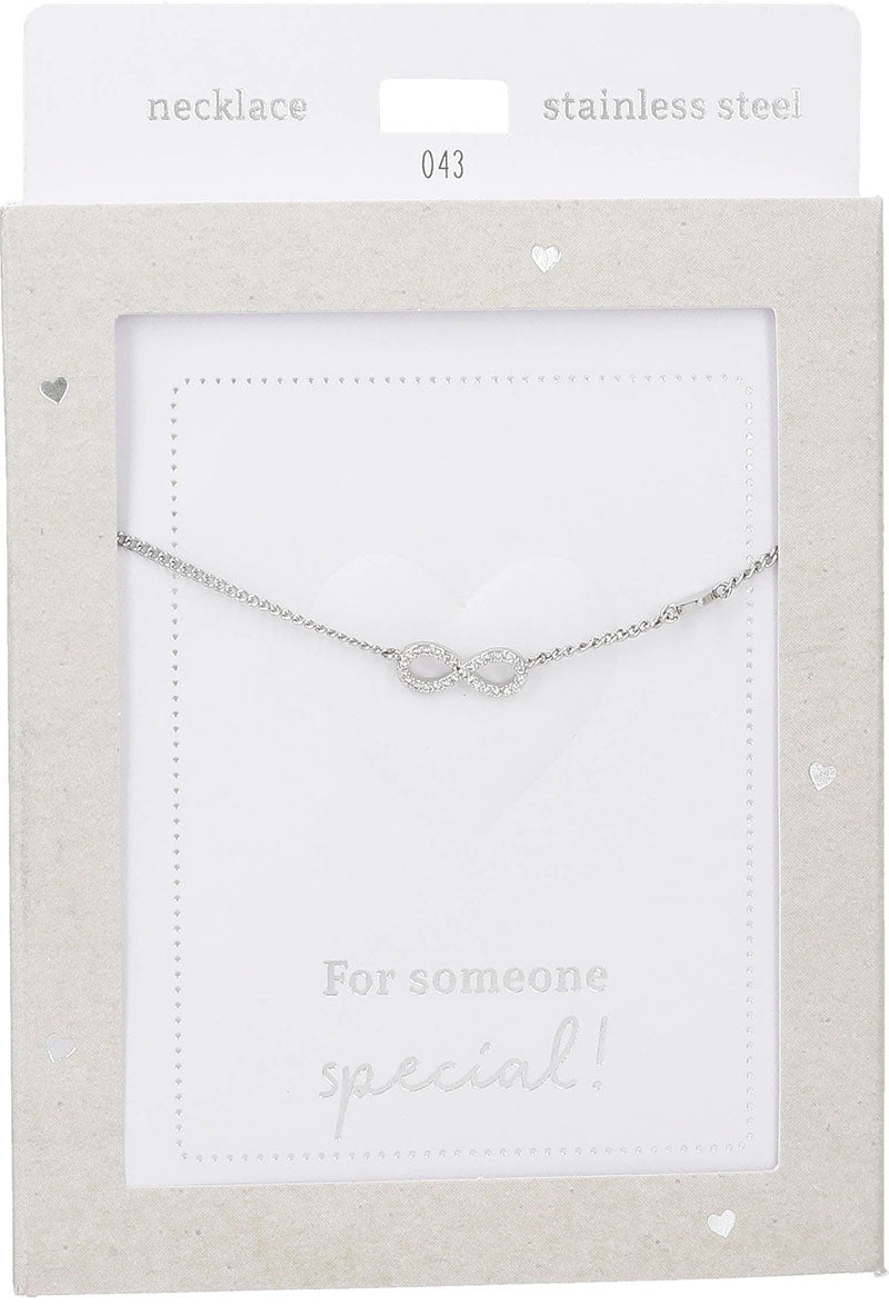 Zilveren Infinity Ketting - Heart of Gold Collectie