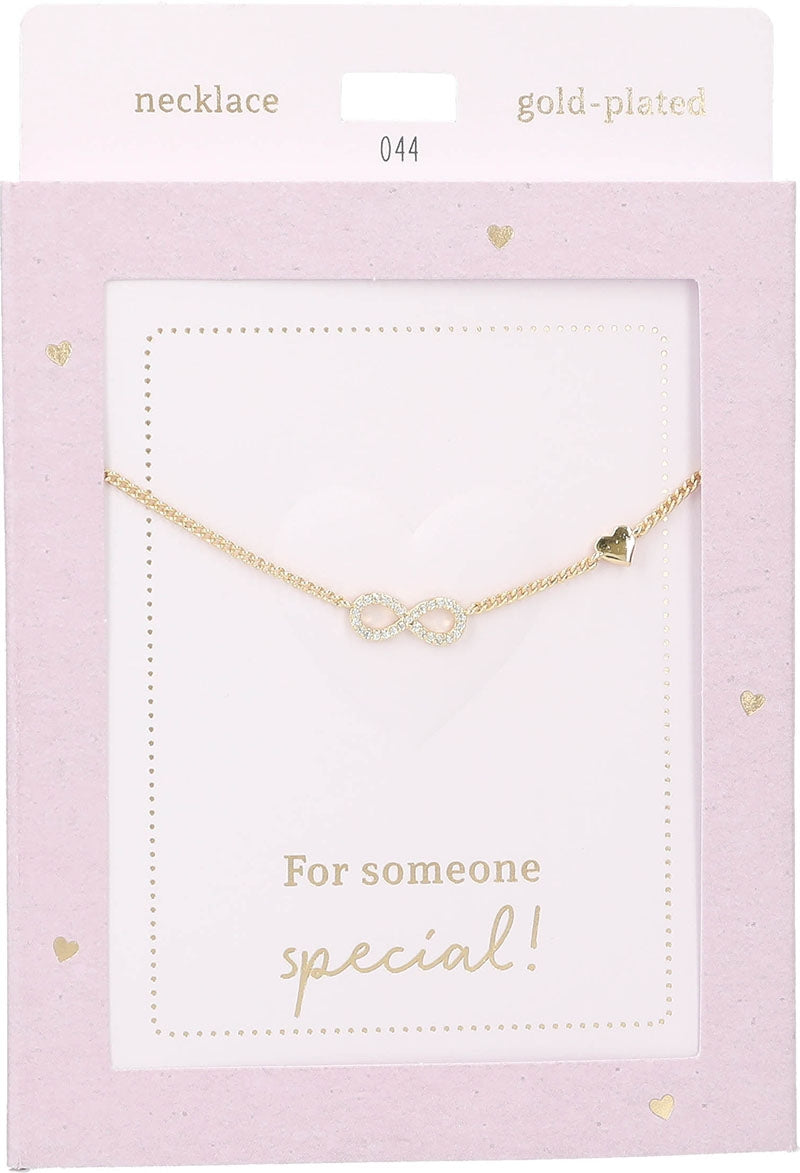 Gouden Infinity Ketting - Heart of Gold
