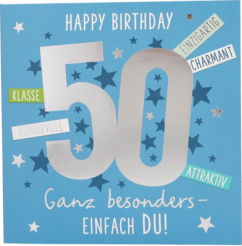 Happy Birthday 50 Ganz besonders... Depesche