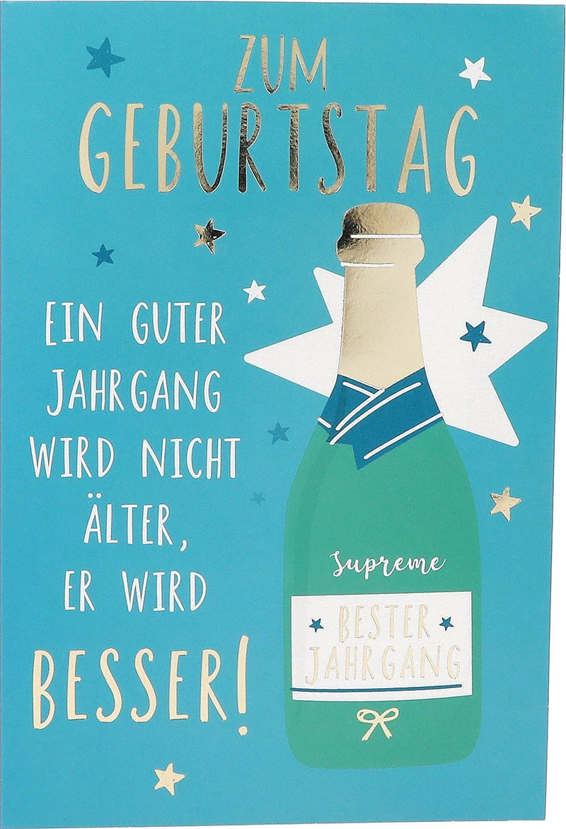 Zum Geburtstag Ein guter Jahrgang wird.. Depesche