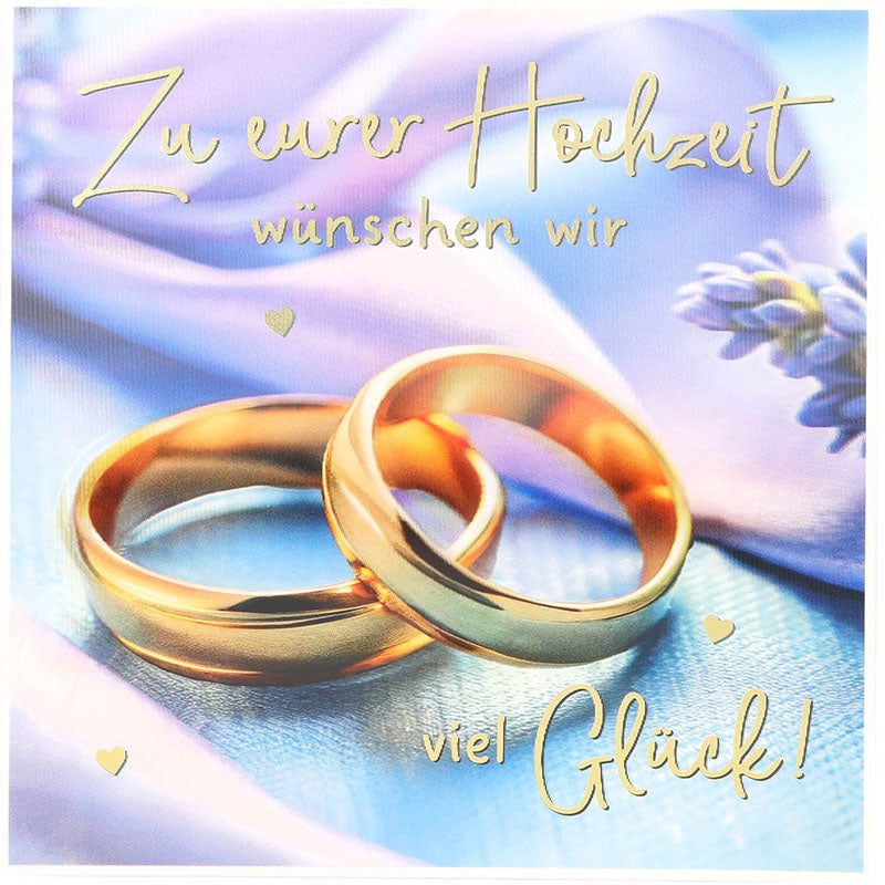 Zu eurer Hochzeit wünschen wir viel... Depesche