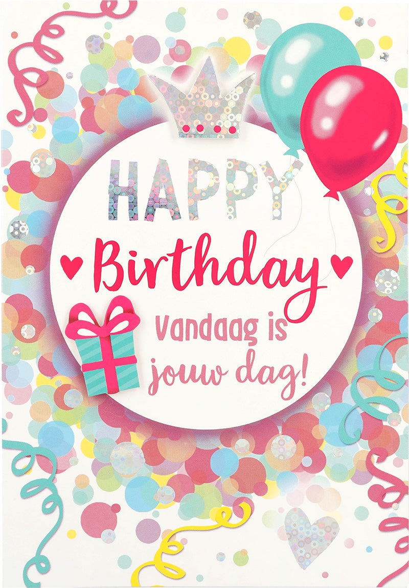 Happy Birthday vandaag is jouw dag! Depesche