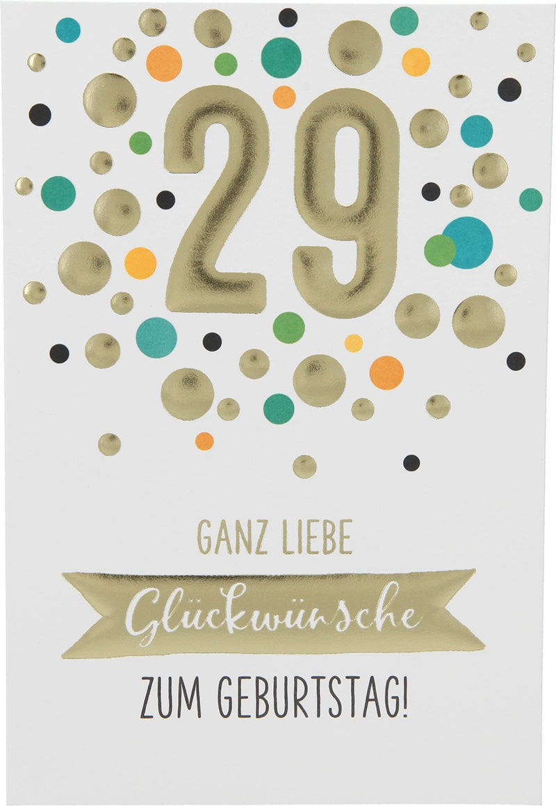 29 Ganz liebe Glückwünsche zum... Depesche